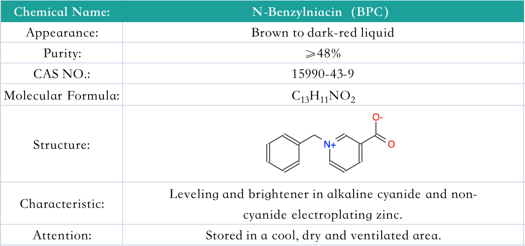  N-Benzylniacin（BPC）(图1)